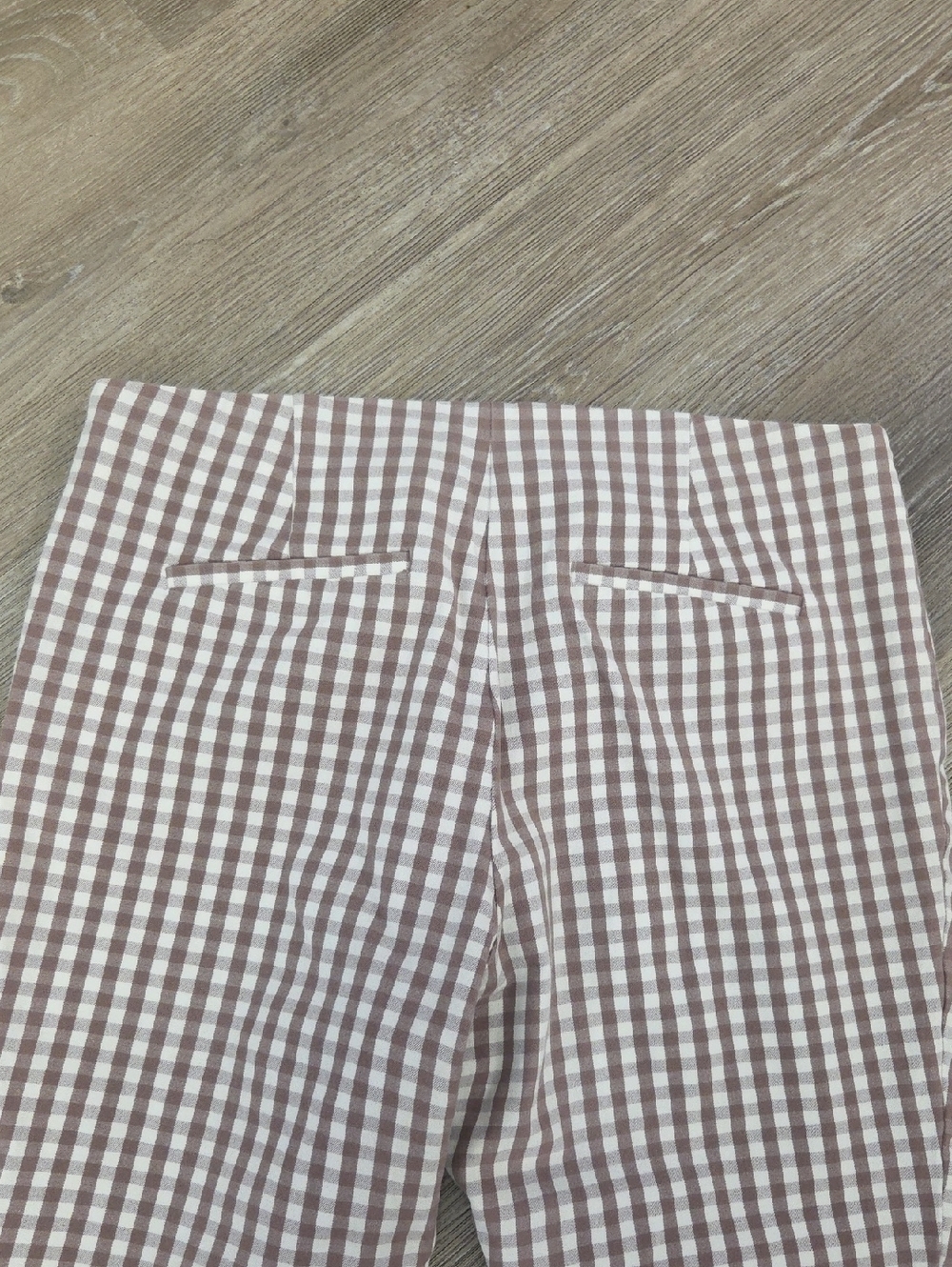 Gingham pull on pants - Picture 2 of 6